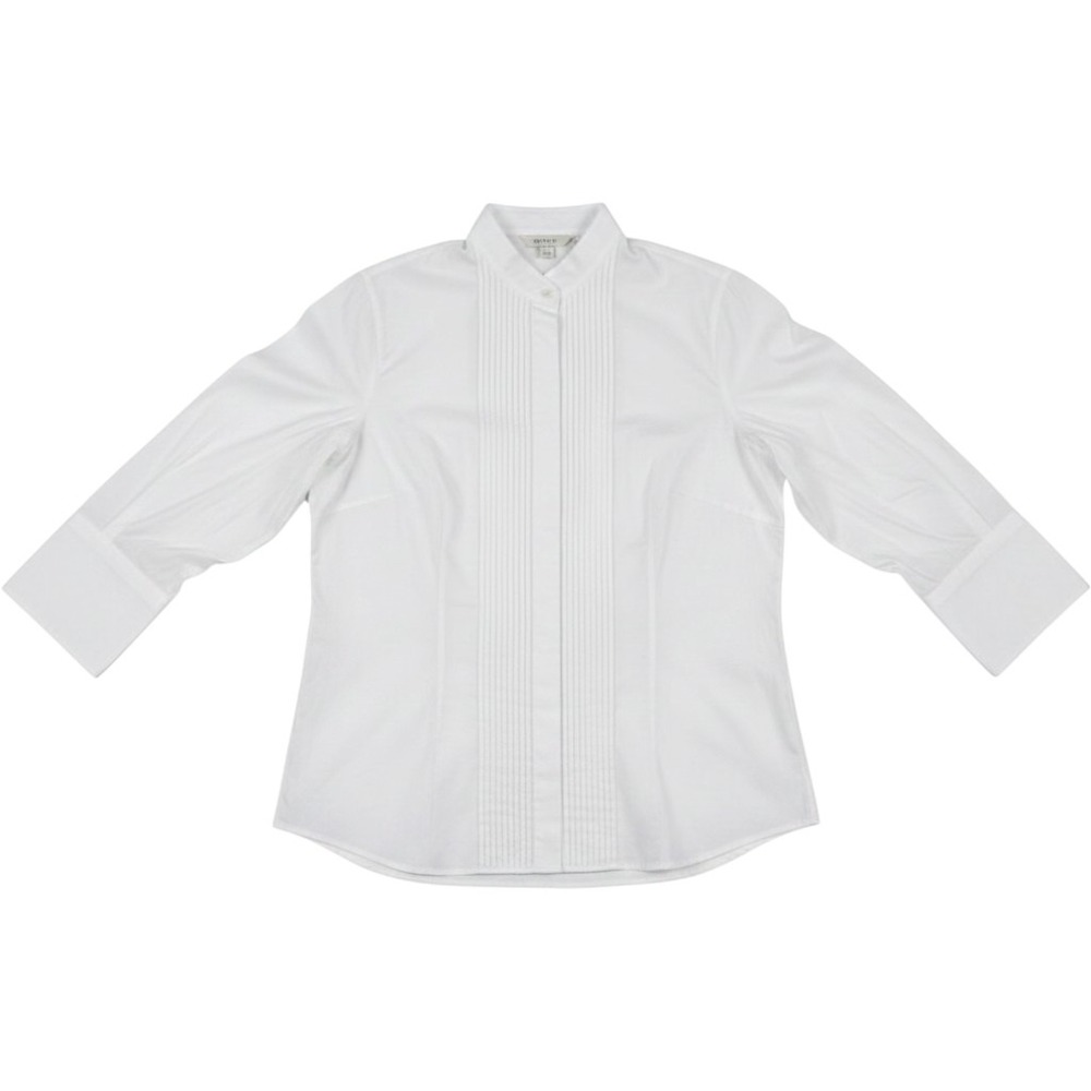 Vera Wang Dress Shirt Mens 19 34/35 White Pleated Tuxedo Wing French Cuff